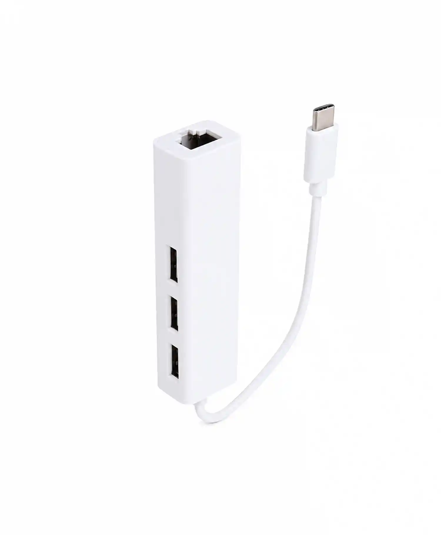 هاب 4 پورت تبدیل Type C به Usb و Lan رویال