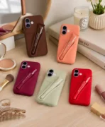 قاب سیلیکون با تینت لب rhode گوشی موبایل Iphone 17