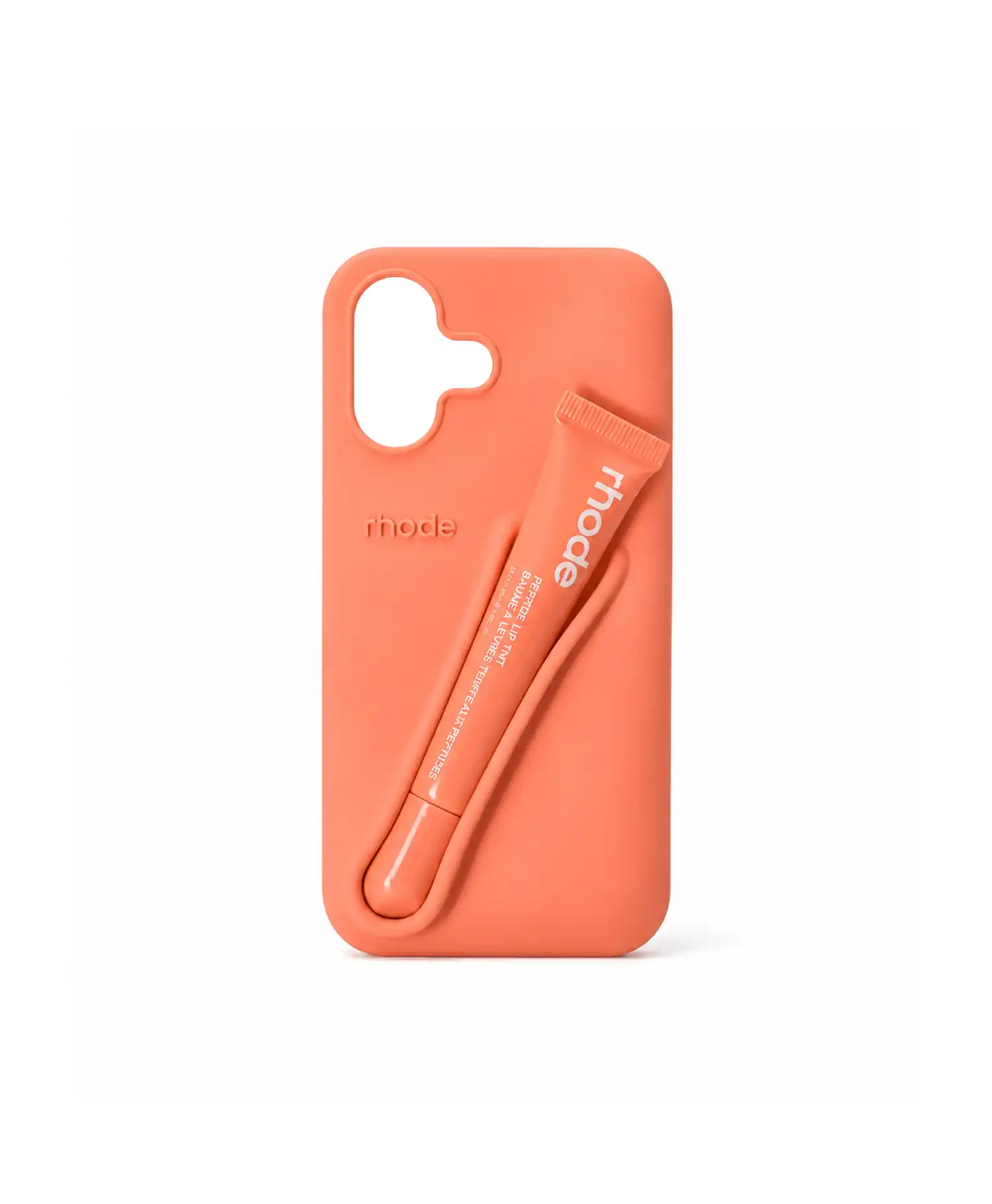 قاب سیلیکونی با تینت لب rhode گوشی موبایل Iphone 16